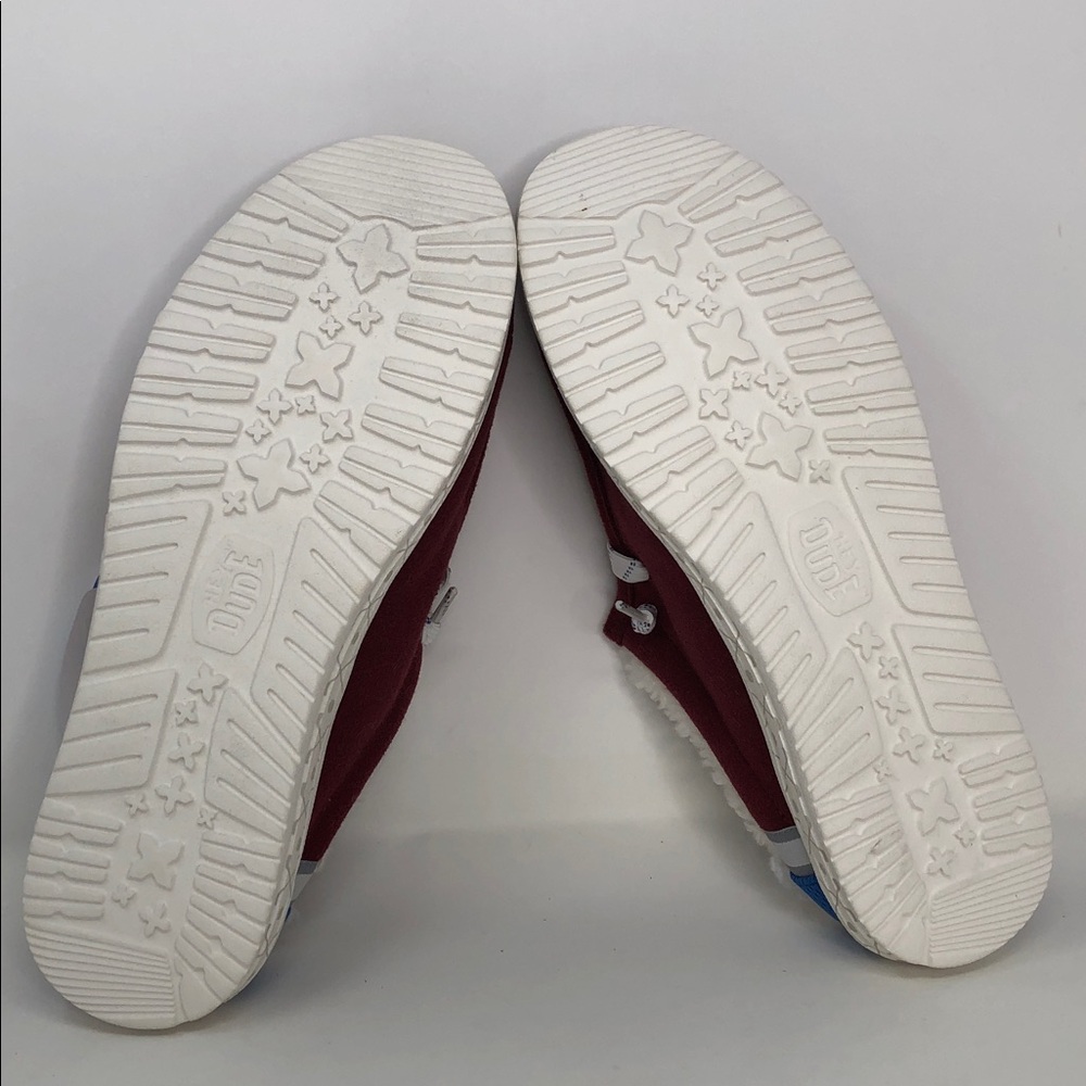 Hey Dude Wally Slip NHL Colorado Avalanche Men’s Casual Slip On Shoes - Size 15 - Picture 8 of 8